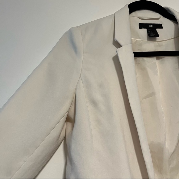 H&M | White Blazer Jacket - Picture 2 of 16